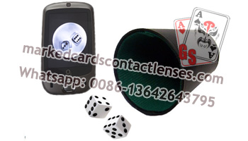 Cup scanner for dice