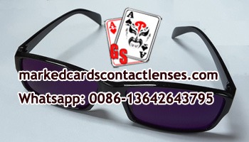 IR marked cards glasses