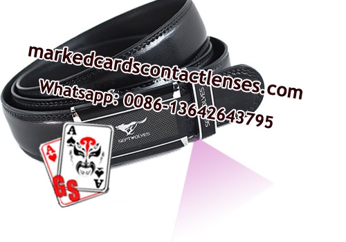 Leather belt poker scanner