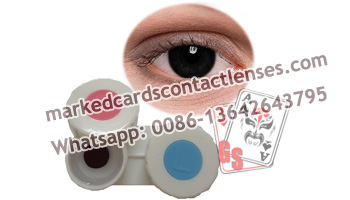 Hazel contact lense for marked cards