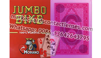 Modiano Jumbo Bike marked cards 