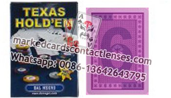 Dal Negro Texas Holdem Marked Cards