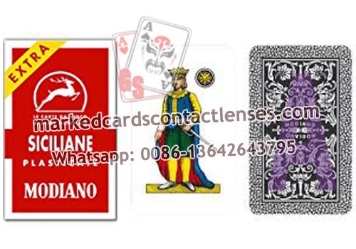 Marking cards of Modiano